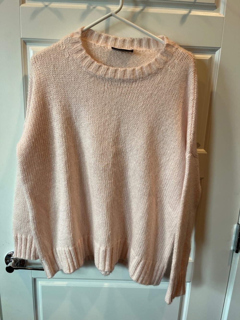 Wooden Ships Light Pink Crewneck Sweater